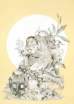 artforadults:  GoldenCay - endangered amphibians by Amy Sol (follow) again for wild at heart @ thinkspace 