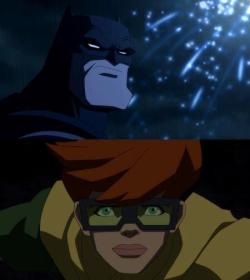 midtowncomics:  Batman &amp; Robin from DCAU’s The Dark Knight Returns 