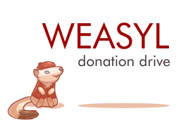 weasyl:  After eight months of tireless development, it’s finally here— The Weasyl Donation Drive! (Click this, right here, click me!)  Although we’ve said in the past that 5 dollars is all it takes to get a beta invite to the site, it would take