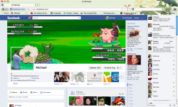 stalledaction:  Turned my girlfriend and my facebook profiles into an epic pokemon battle!    aw, this is adorable