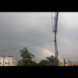 🌈 in Newark #rainbow #newark  (Taken with instagram)