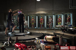 formerlymjolnires-blog:  First Official Iron Man 3 Set Photo [x]  Please be good to me, movie.