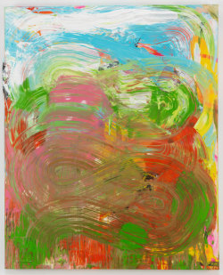 antonioladrillo:  Chris Martin Garden at 11 Munn St., 2008–2009. Oil on canvas, 52 1/8 x 42 1/4 in 