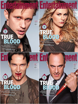 askarsswedishmeatballs:  True Blood cast on the cover of Entertainment Weekly 