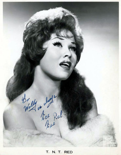 Tee Tee Red   &ldquo;The T.N.T Girl&rdquo;..   (aka. Joy Pelletier) Photo courtesy of the Janelle Smith collection..