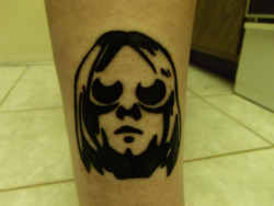 fuckyeahtattoos:  My vector art Kurt Cobain. Done at Twisted Image Tattoo Studio in Port St. Lucie, FL.