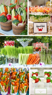 eatconsciouslylivekindly:  Fruit and vegetable displays for a healthy twist on parties and events. 