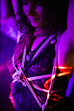 philipwernerfoto:  Practicing my rope #7 Jerika. On the dance floor. Gemini party @ Moora Moora. May 2012. Canon EOD 5D Mk2EF 50mm f/1.4 USM1/50sec at f/1.8, ISO 1250 See more of my work here: http://philipwernerfoto.com 