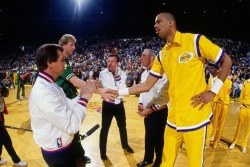 25 YEARS AGO TODAY |6/14/87| The Los Angeles Lakers defeat the Boston Celtics in Game Six to win the 1987 NBA Finals