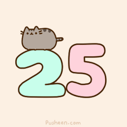 thedailydot:  Celebrating 25 years of the GIF with Pusheen When it comes to cat GIFs, Pusheen rules the litter box. Animations of the little pudgy kitty being lazy, playing with the Nyan Cat, or just hanging out have collected hundreds of thousands of