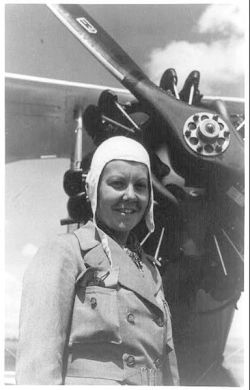 fyeah-history:  Sabiha Gökçen (March 22, 1913, Bursa – March 22, 2001, Ankara) was a Turkish aviatrix. According to the Air University, she was the world’s first female fighter pilot, and the first Turkish female combat pilot, aged 23. She was one
