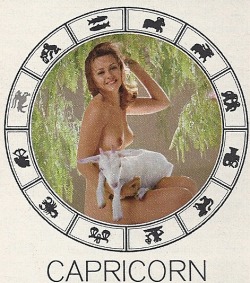 Capricorn, &ldquo;Playboy Horoscope&rdquo;, Playboy - April 1968