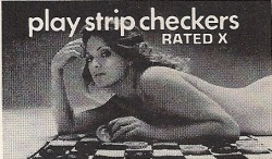 Strip Checkers, Vintage Ad, Penthouse - November 1973