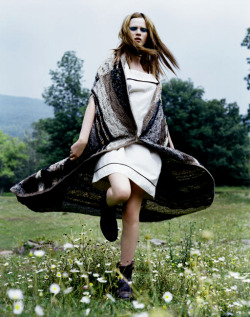 Anne Vyalitsyna by Greg Kadel for Vogue Nippon January 2003