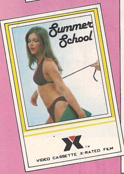 &ldquo;Summer School,&rdquo; Video Cassette X-Rated Film, Vintage Ad, Penthouse - December 1980