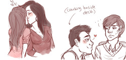 Sorry for the wait anon! Here are some pezberry doodles. One is genderswapped because another anon asked for it. :&gt;