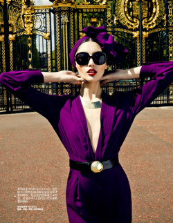 fashionandotherthingsilove:  Fabulous London Bonnie Chen by Zack Zhang for Style for Harper’s Bazaar China July 2012 See more: http://fashionandotherthingsilove.tumblr.com/  