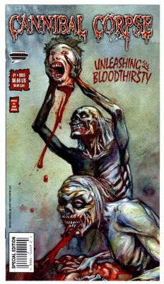 addictedtogore:  dharmathecannibal:  Unleashing the bloodthirsty comic by Cannibal Corpse (part 1 of 2)  I came blood. 
