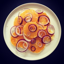 Citrus and onion salad