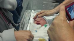 Hudson Gaines being born. His mommy is Alicia Gaines.