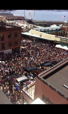 Roof top view for Zach and Will!!!  Credits too Seattle Facebook