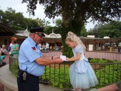 kathleenx3:  heartmeanseverythiiing:  “This would be a man that loves going to work and does not dread it the night before. Upon entering the Magic Kingdom, one of the security guards said to the girl “Excuse me Princess, can I have your autograph.”