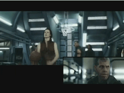 mrchristianbale:  jackthecb:  mortphose:  ytsejamcinema:  “Sigourney Weaver made the behind-the-back half-court basketball shot successfully…She sunk the shot on the very first take, even though she was six feet further past the three-point line…Weaver