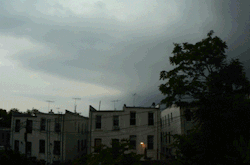 framesandflames:  It got a little stormy in NYC today. I set up this time lapse at my window in park slope in anticipation of the storms. I left to get some food and I came back to catch the onset. I snapped a whole lot more photos when I was there. that