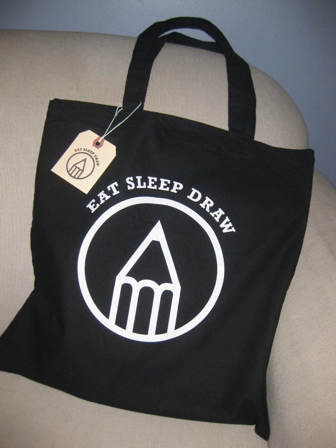 life-is-abstract: My EAT SLEEP DRAW tote arrived today Use promo code tote20 for 20% off your entire order when you buy a tote.  Shop now.