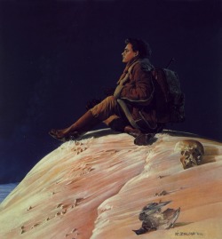 The Last Man On Earth - Wayne Barlowe (self-portrait)