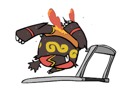 padnote:  I drew an Emboar on a treadmill (｡･ω･｡)