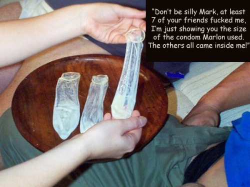 cuckold play with condom