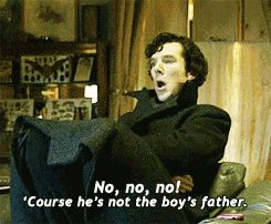 bennyslegs:  graceebooks:  #i love this so much like people always want to make sherlock really boring and serious but hes actually a joke  #i mean seriously people #john easily got him into crap tv #he’s up for board games#he’s a dumb little poopy