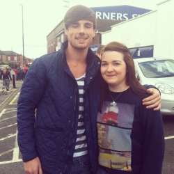 Me &amp; Arron Lowe. Oldham. 29th July 2012. He is honestly one of the nicest blokes to walk the planet.