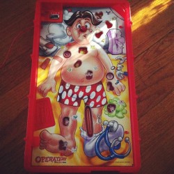 Playing operation with The Jr'z. #family #fun #instaphoto #games (Taken with Instagram)