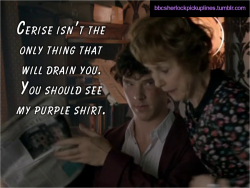 &ldquo;Cerise isn&rsquo;t the only thing that will drain you. You should see my purple shirt.&rdquo; Submitted by Emily (no username).