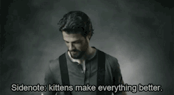 blackwolfartz:  thefingerfuckingfemalefury:  zombres:  #i have no idea what is going on but an attractive beardy fellow in suspenders is offering me a french kitten #so okay  This french kitten and Suspenders Man are correct  Reblog for French Kitten
