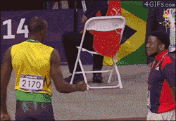 se-xually:  theblacksupremacist:  niggaimdeadass:  4gifs:  Volunteer at the Olympics reacts to a fist bump from Usain Bolt  THIS IS MOST ADORABLE THING EVER OMG I ALMOST CRIED AWWW LOOK AT HIM CHEESING AWWWWWWWWWWWWWWWWWWWWWWWWWWWWWWWWWWWWWWWWWWW   I