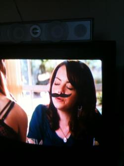 brownley:  Best movie drinking game: Attach a mustache to the screen. Drink when it lines up. 