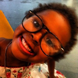 Beja wearing my &ldquo;DJ&rdquo; glasses. #instaphoto #daughter #smile #fun #party  (Taken with Instagram)