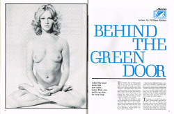 Behind the Green Door film review, Adam Film World, October 1973