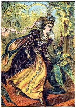 oldbookillustrations:  To her alarm she heard the clock strike twelve. From Cinderella, engraved (and illustrated?) by the Brothers Dalziel, London, New York, between 1865 and 1889. (Source: archive.org) 