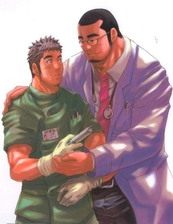 baraparadise:  male nurse and doctor for takeshi matsu! 