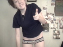 hey guys look im in my underwear