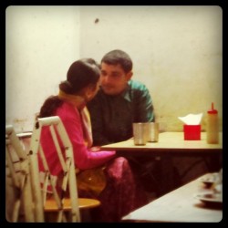 Romantic couples in india Lmfaooo #india #2011 #love (Taken with Instagram)