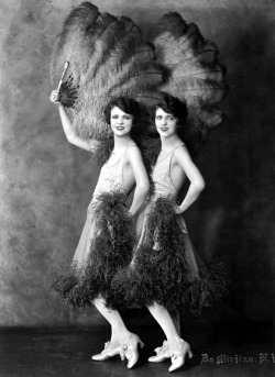 burleskateer:  The Adair Twins   (Jeanne &amp; Yvonne) Don’t ask me which is which, ‘cuz I ain’t sure..  