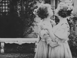 danstoncoeur: princessjohnegbert:     Fun Historical Fact: There used to be more gay and lesbian content in early silent films until religious groups protested resulting in “decency standards.”    THE WAY THE ONE GIRL LOOKS DOWN ALL SHY AND THE OTHER