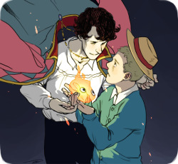  Sherlock as Howl from Howl’s moving castle, if you’d like!!!— dragon-in-a-top-hat remember several weeks ago when i opened requests for like two minutes and said i&rsquo;d do three but then i only did two here is the third one lol