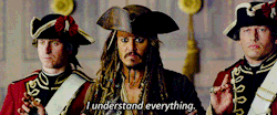 elysian-serendipity:  touchmeslowly:  Jack Sparrow’s way of telling you your hair is ratchet.  That’s Captain Jack Sparrow you uneducated shit 