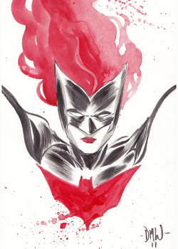 birdstump:  Batwoman, by Dave Wachter 